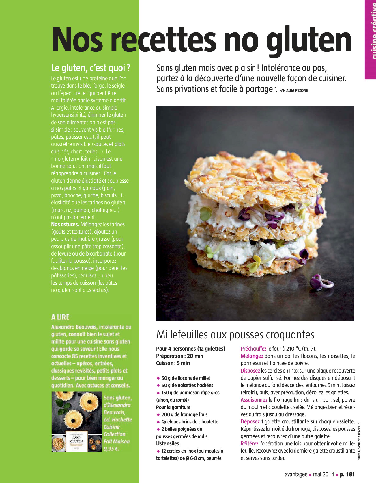 Gâteaux sans farine : les meilleures recettes - Magazine Avantages