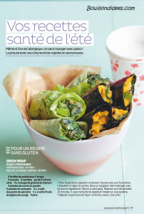Santé Vie Pratique dossier intolérances alimentaires (gluten, lait, oeuf) recettes 1 Bouillondidees