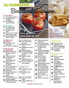 Avantages Hors Serie cuisine Sans gluten, sans Lactose & cie Sommaire1 Bouillondidees