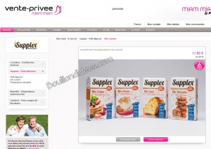 Vente privée produits Supplex Mix SANS GLUTEN   Bouillondidees