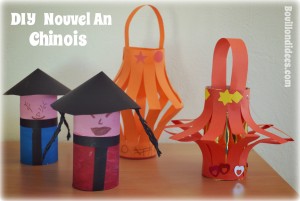 DIY Nouvel an Chinois poupées et lanternes Bouillondidees