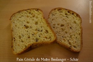 Test nouveautés Schär sans gluten Pain Céréale du Maître Boulanger  Bouillondidees