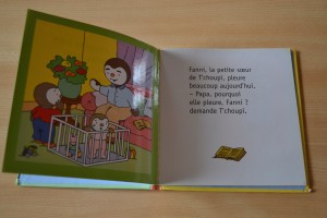 Livre Coin lecture Arrivée d'une petite soeur T'Choupi chut les enfants lisent Bouillondidees