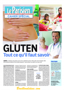 Cahier spécial Gluten Le Parisien Aujourd'hui en France p1 Bouillondidees
