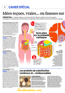 Cahier spécial Gluten Le Parisien Aujourd'hui en France p2 Bouillondidees
