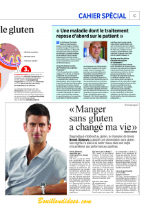 Cahier spécial Gluten Le Parisien Aujourd'hui en France p3 Bouillondidees