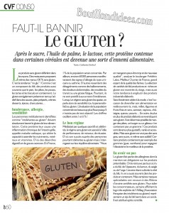 Cuisine et Vin de France sans gluten revue de presse Bouillondidees