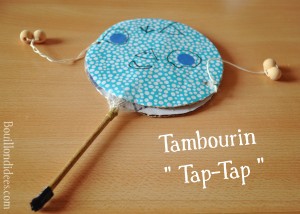 DIY bricolage Fête de la musique Tambourin Tap-Tap Bouillondidees