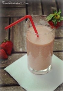 Smoothie Pops glace sans GLO mangue fraises milkshake Bouillondidees