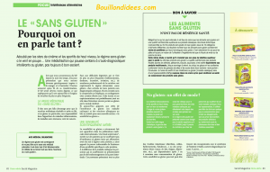 Revue Presse HS Santé Managzine Intolérances gluten lait 3 Bouillondidees
