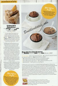 revue de presse HS Gourmand Sans gluten recette mug cake