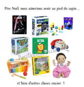 NOEL wishlist 2015 TOP des cadeaux garçon 6 ans et bébé fille 6 mois