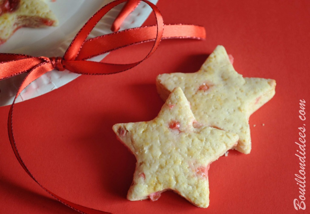 sablés de Noël aux pralines sans GLO (sans gluten, sans lait, lactose ou PLV, sans oeuf) biscuits cadeau gourmand Bouillondidees