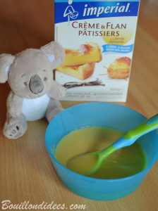 Desserts au lait infantile (Modilac Riz AR) pour bébé APLV IPLV, sans lait, sans gluten crémé Impérial Bouillondidees