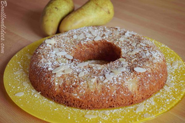 Moelleux aux poires & coco sans GLO (sans gluten, sans lait, sans oeuf