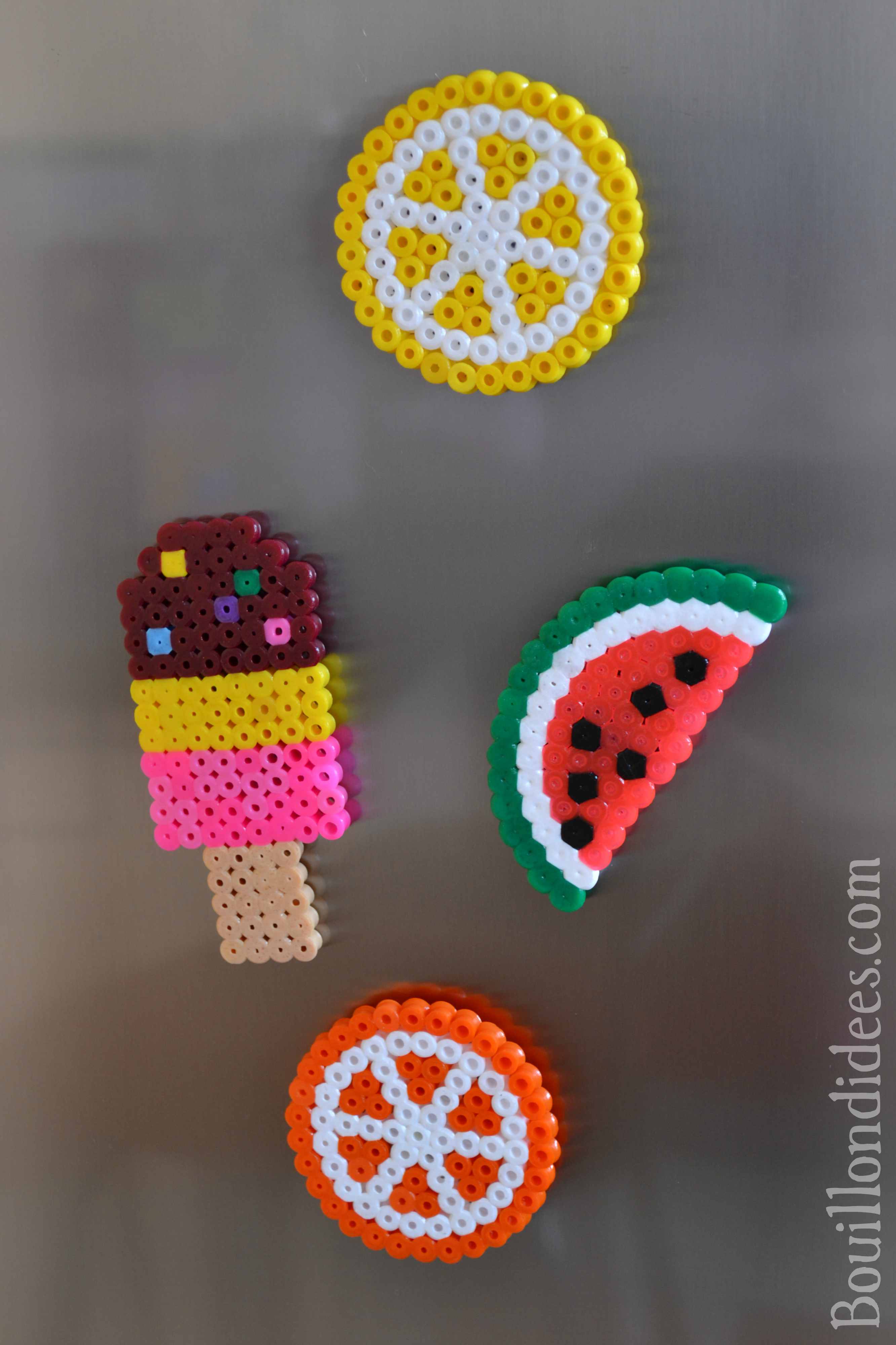 Fabriquer des magnets en perles à repasser, pour son frigo (DIY