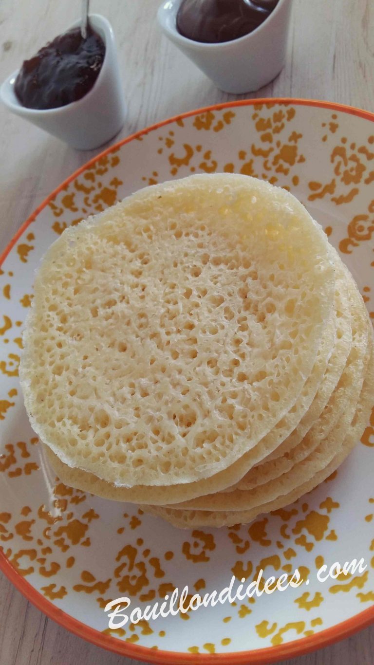 Crêpes Mille trous sans GLO (sans gluten, sans lait, sans oeuf vegan)