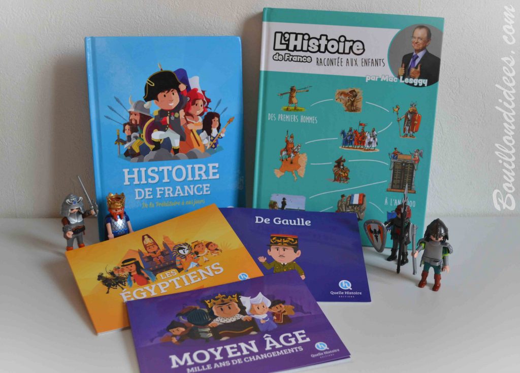 Nos idées Lecture des livres pour découvrir l'Histoire L’Histoire de France racontée aux enfants, de Mac Lesggy Bouillondidees