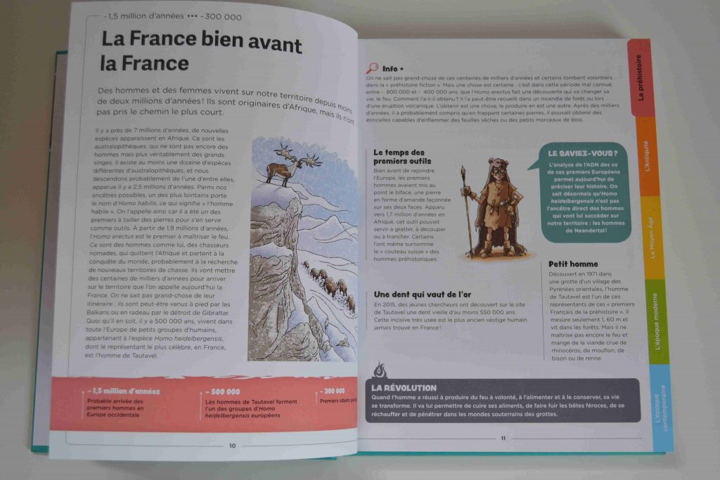 Nos idées Lecture des livres pour découvrir l'Histoire L’Histoire de France racontée aux enfants, de Mac Lesggy Bouillondidees