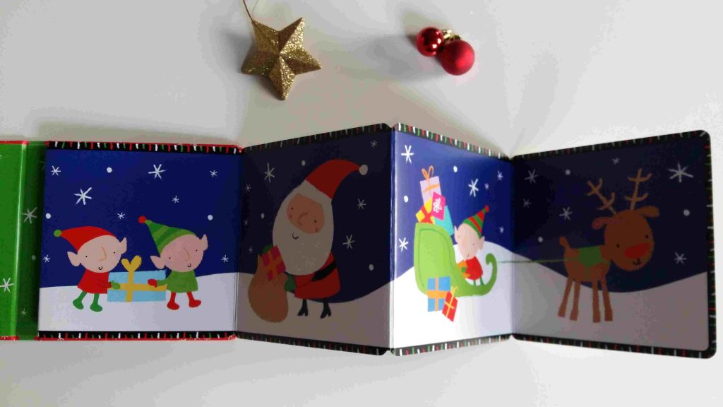 Nos idées lecture : nos meilleures histoires pour patienter jusqu’à Noël - Mon livre-accordéon Noël (Editions Usborne)