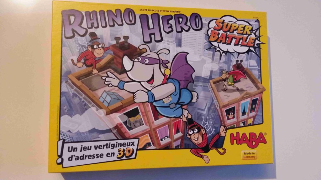 Rhino Hero Super Battle - HABA-  LE jeu d'adresse familial à offrir à Noël Bouillondidees