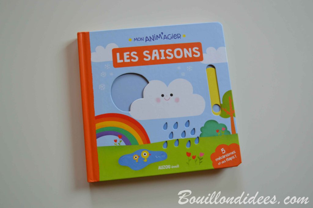 Nos idées Lecture : Mon anim'agier, Les saisons (Editions Auzou) - Bouillon d'idees (livre jeunesse)