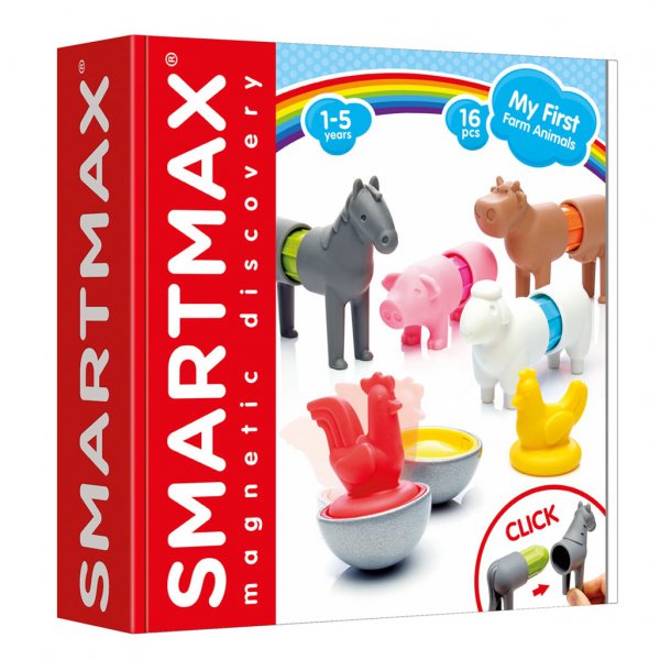 Animaux de la ferme magnétiques (Smartmax) - Mon Top Cadeaux de Noël 2018, pour filles 3-5 ans - Blog Bouillondidees